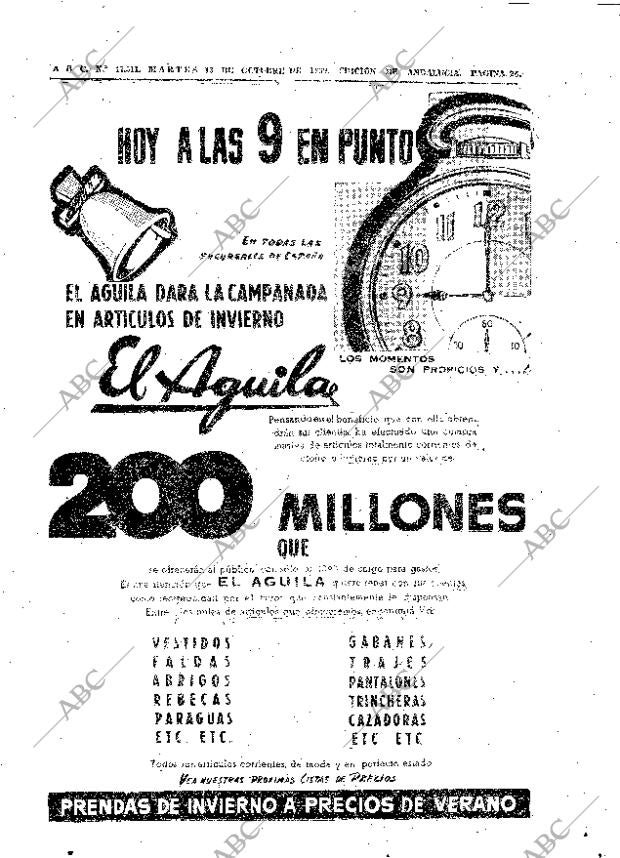 ABC SEVILLA 13-10-1959 página 26