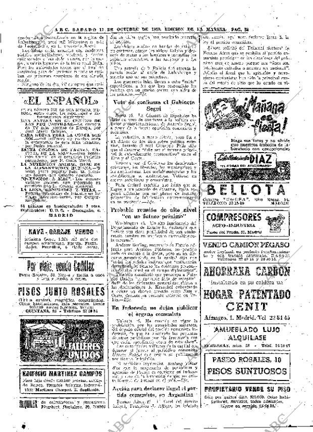 ABC MADRID 17-10-1959 página 58