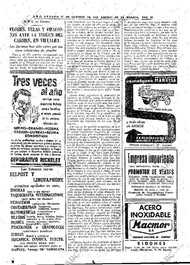 ABC MADRID 17-10-1959 página 62