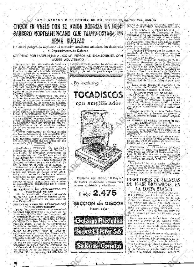 ABC MADRID 17-10-1959 página 66