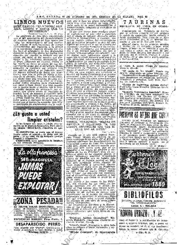 ABC MADRID 17-10-1959 página 68