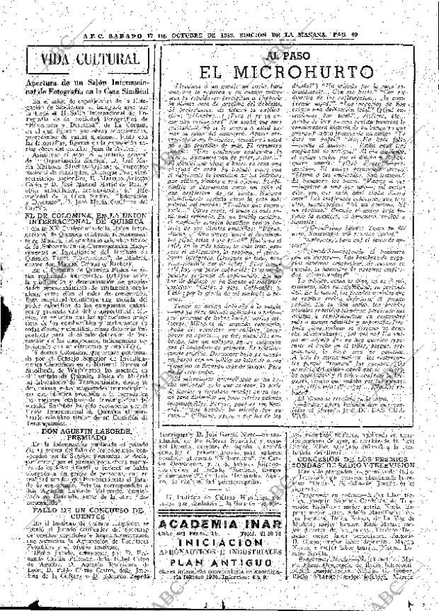 ABC MADRID 17-10-1959 página 69
