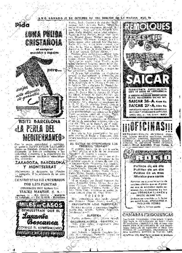 ABC MADRID 17-10-1959 página 70