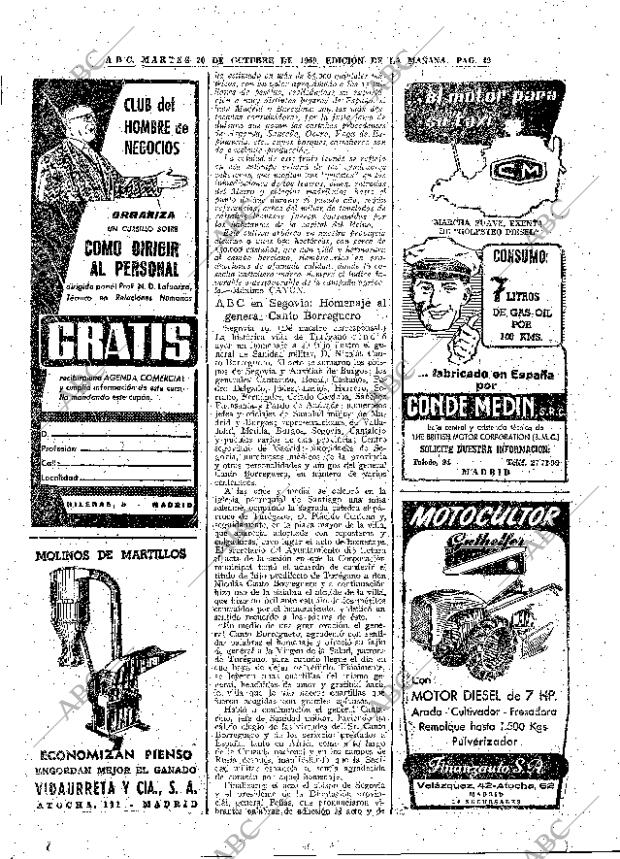 ABC MADRID 20-10-1959 página 42