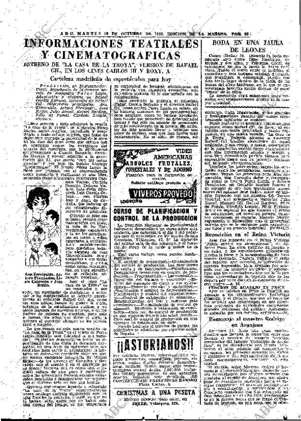 ABC MADRID 20-10-1959 página 63