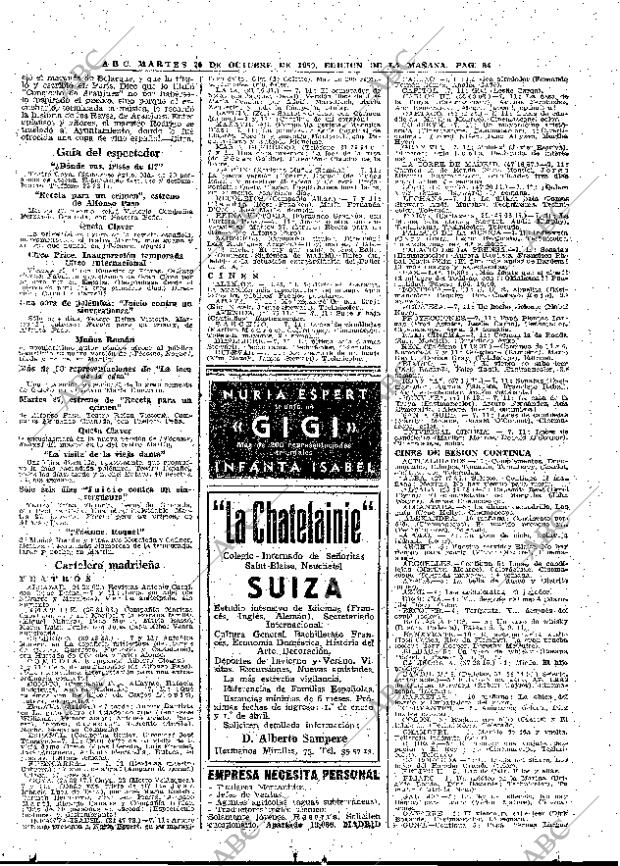 ABC MADRID 20-10-1959 página 64