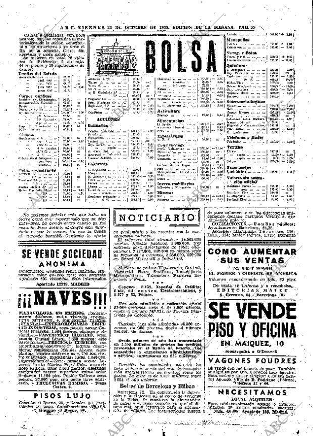 ABC MADRID 23-10-1959 página 55