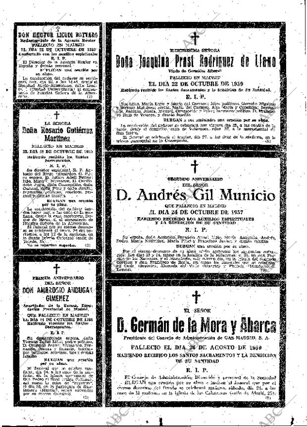 ABC MADRID 23-10-1959 página 69