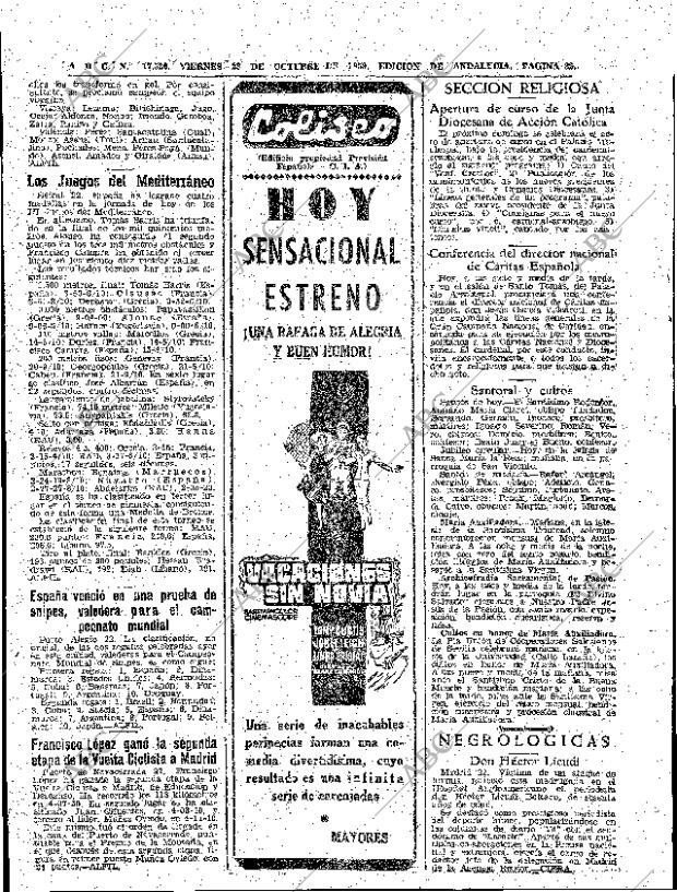 ABC SEVILLA 23-10-1959 página 32