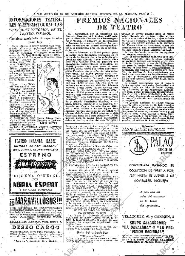 ABC MADRID 29-10-1959 página 59