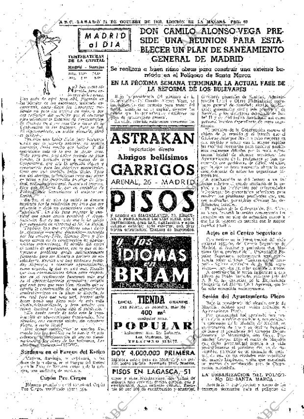 ABC MADRID 31-10-1959 página 69