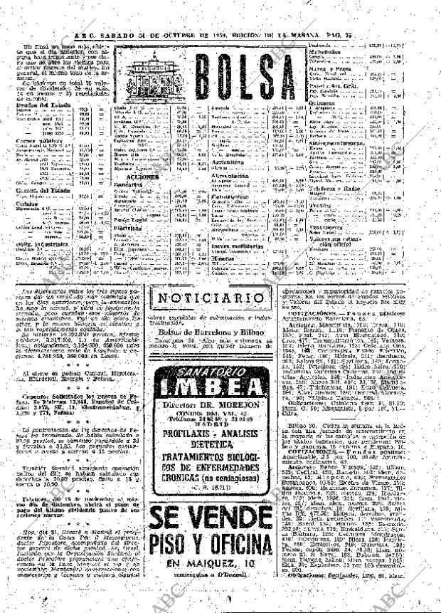 ABC MADRID 31-10-1959 página 75