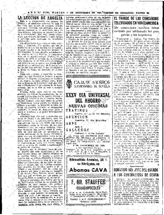 ABC SEVILLA 03-11-1959 página 20
