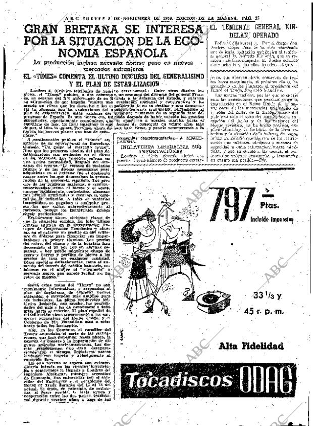 ABC MADRID 05-11-1959 página 35