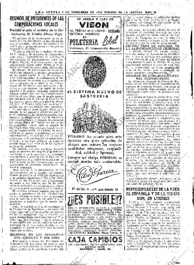 ABC MADRID 05-11-1959 página 36