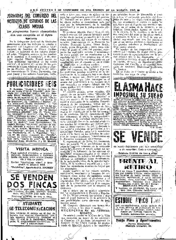 ABC MADRID 05-11-1959 página 40