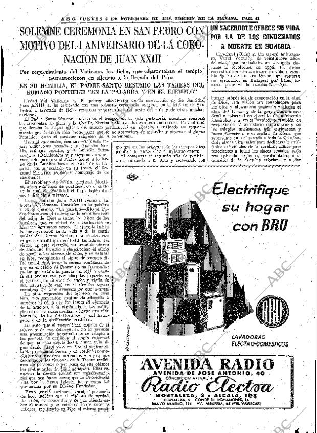 ABC MADRID 05-11-1959 página 41