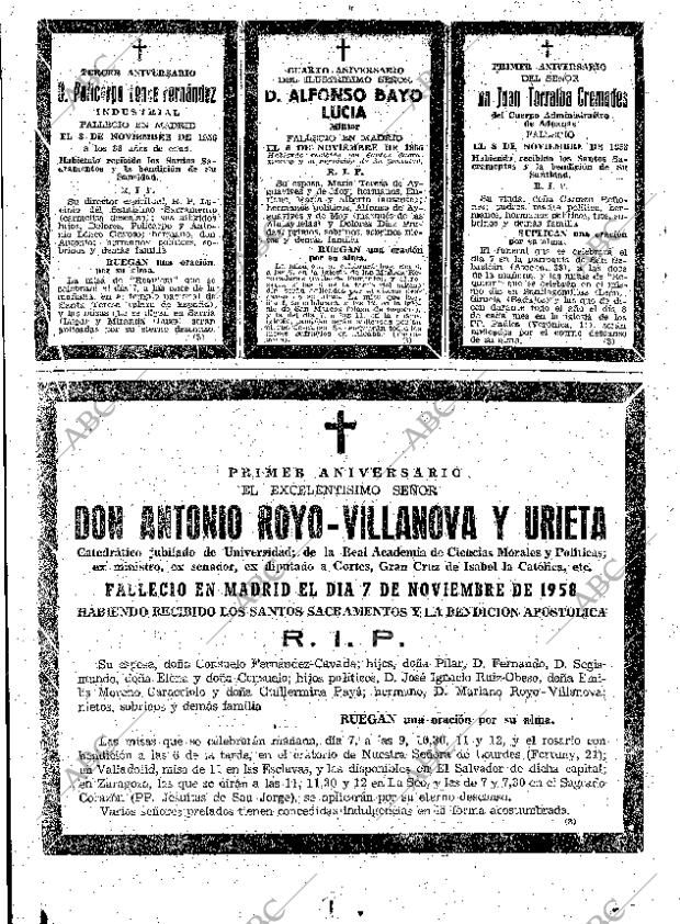ABC MADRID 06-11-1959 página 70