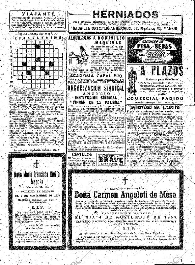 ABC MADRID 06-11-1959 página 71