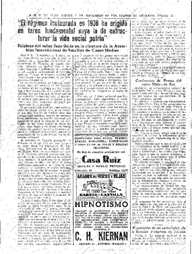 ABC SEVILLA 07-11-1959 página 23