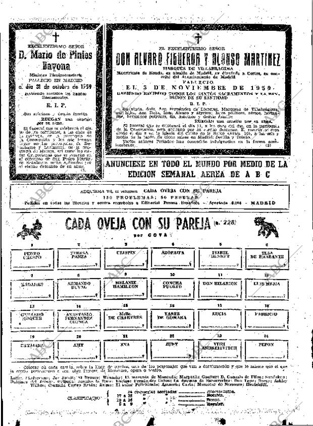 ABC MADRID 08-11-1959 página 104
