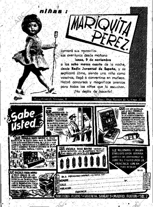 ABC MADRID 08-11-1959 página 22