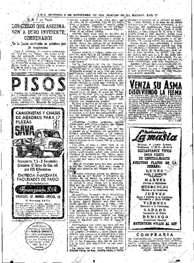 ABC MADRID 08-11-1959 página 72