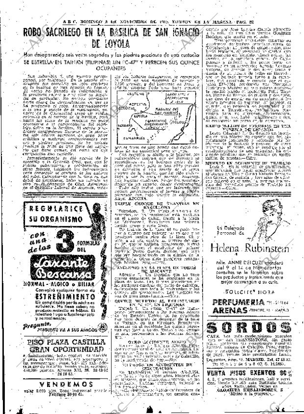 ABC MADRID 08-11-1959 página 82