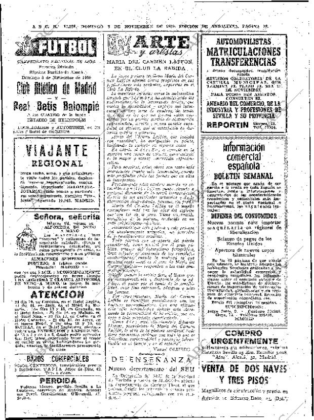 ABC SEVILLA 08-11-1959 página 38