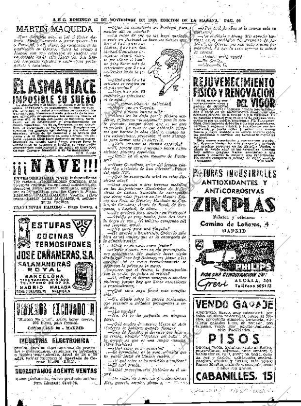 ABC MADRID 15-11-1959 página 96