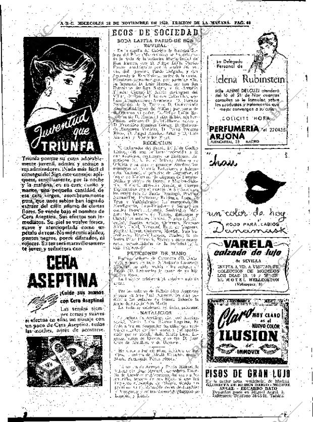 ABC MADRID 18-11-1959 página 64