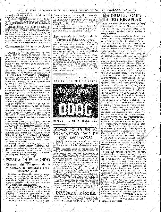ABC SEVILLA 18-11-1959 página 16