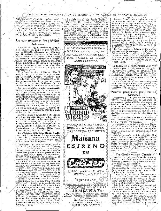 ABC SEVILLA 18-11-1959 página 18