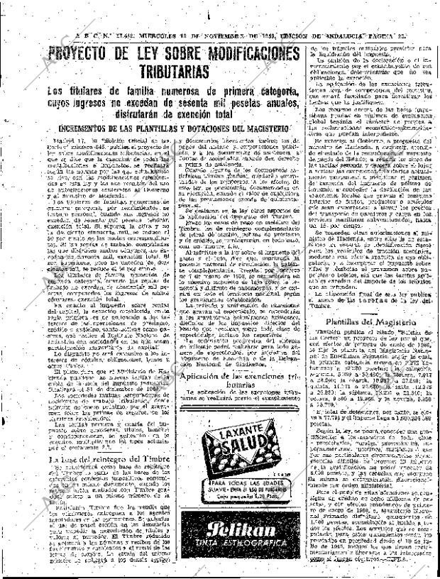 ABC SEVILLA 18-11-1959 página 23