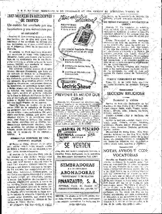 ABC SEVILLA 18-11-1959 página 28