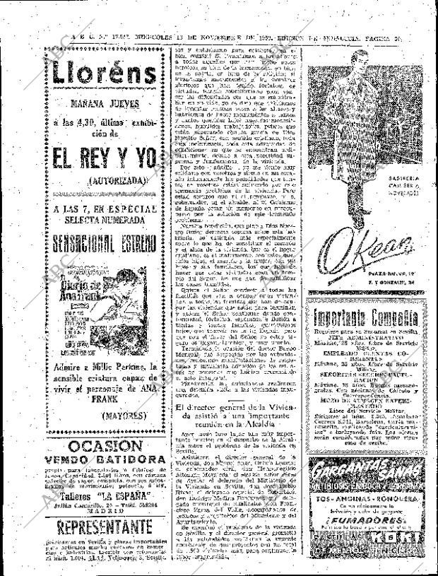 ABC SEVILLA 18-11-1959 página 30