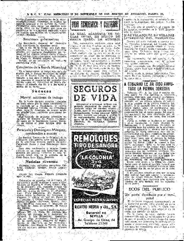 ABC SEVILLA 18-11-1959 página 32