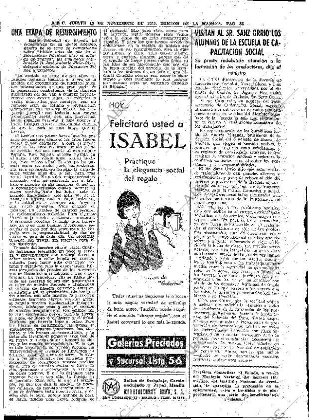 ABC MADRID 19-11-1959 página 34