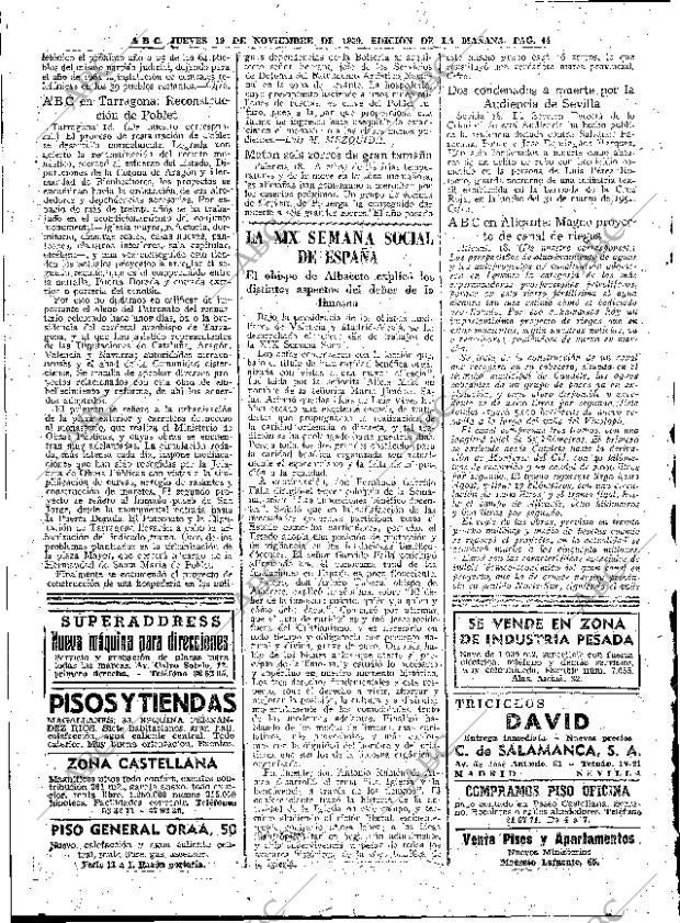 ABC MADRID 19-11-1959 página 44