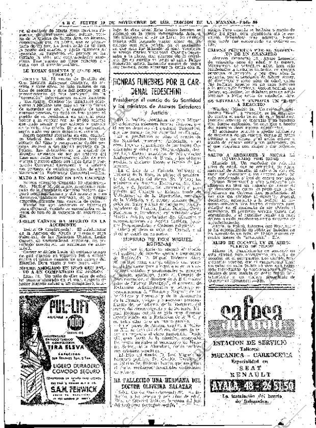 ABC MADRID 19-11-1959 página 50