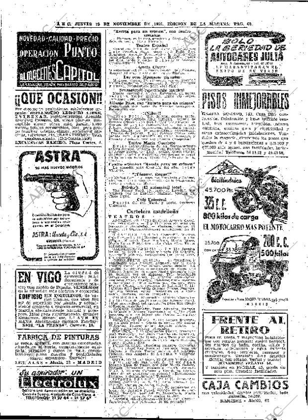 ABC MADRID 19-11-1959 página 62