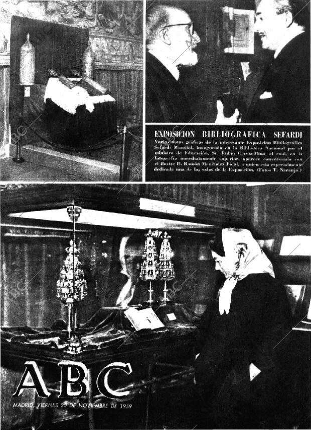 ABC MADRID 20-11-1959 página 1
