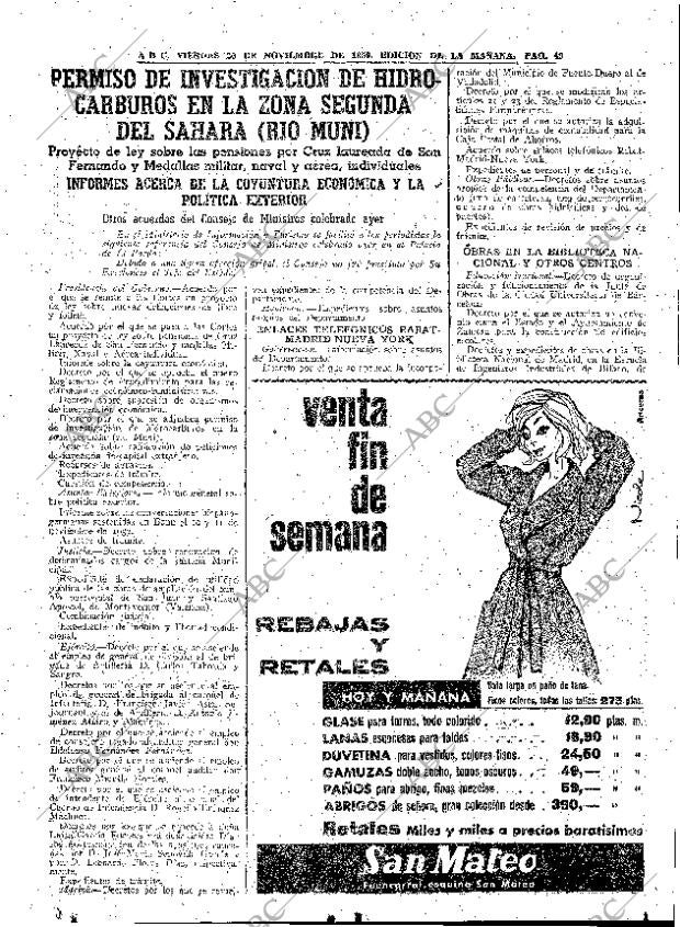 ABC MADRID 20-11-1959 página 49