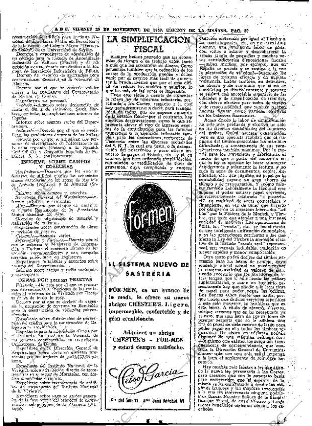 ABC MADRID 20-11-1959 página 50