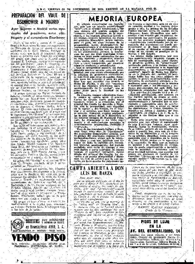 ABC MADRID 20-11-1959 página 51