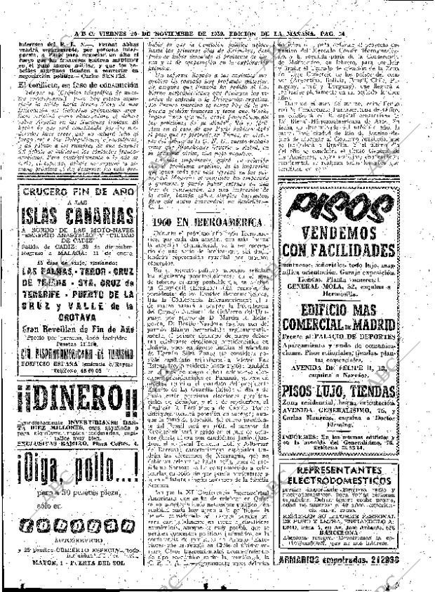 ABC MADRID 20-11-1959 página 54