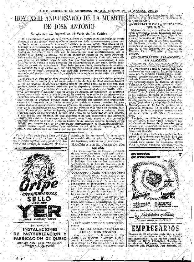 ABC MADRID 20-11-1959 página 55