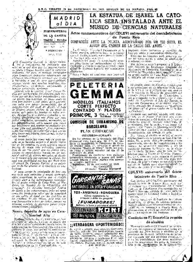 ABC MADRID 20-11-1959 página 65