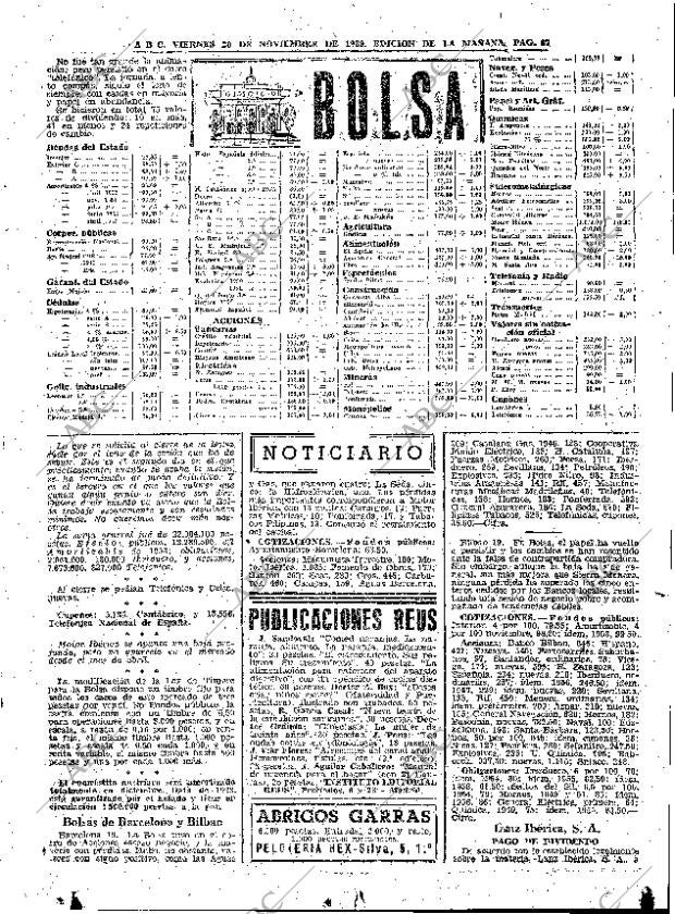 ABC MADRID 20-11-1959 página 67