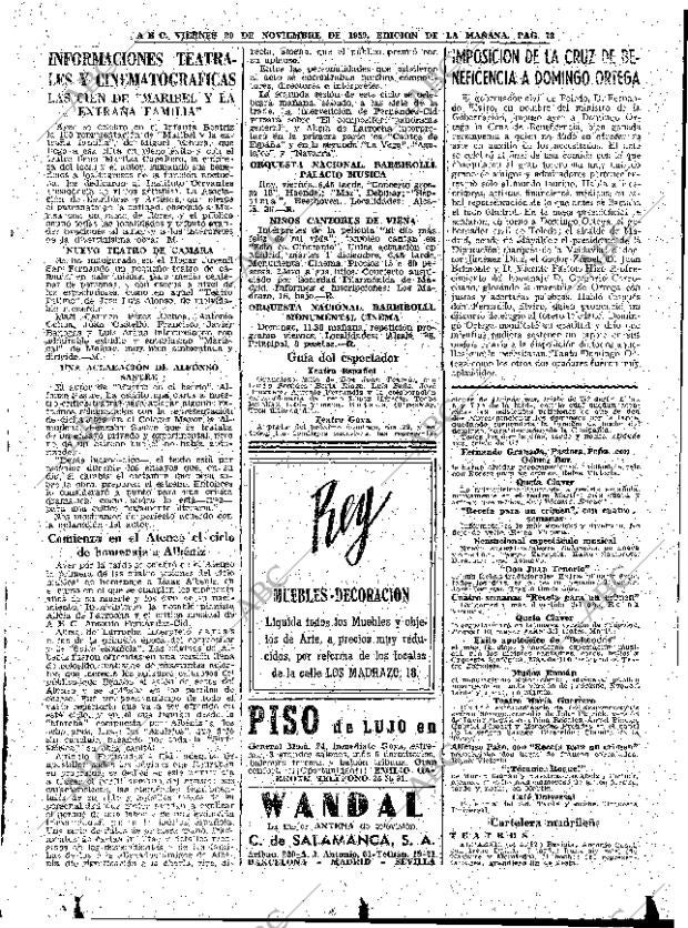 ABC MADRID 20-11-1959 página 73
